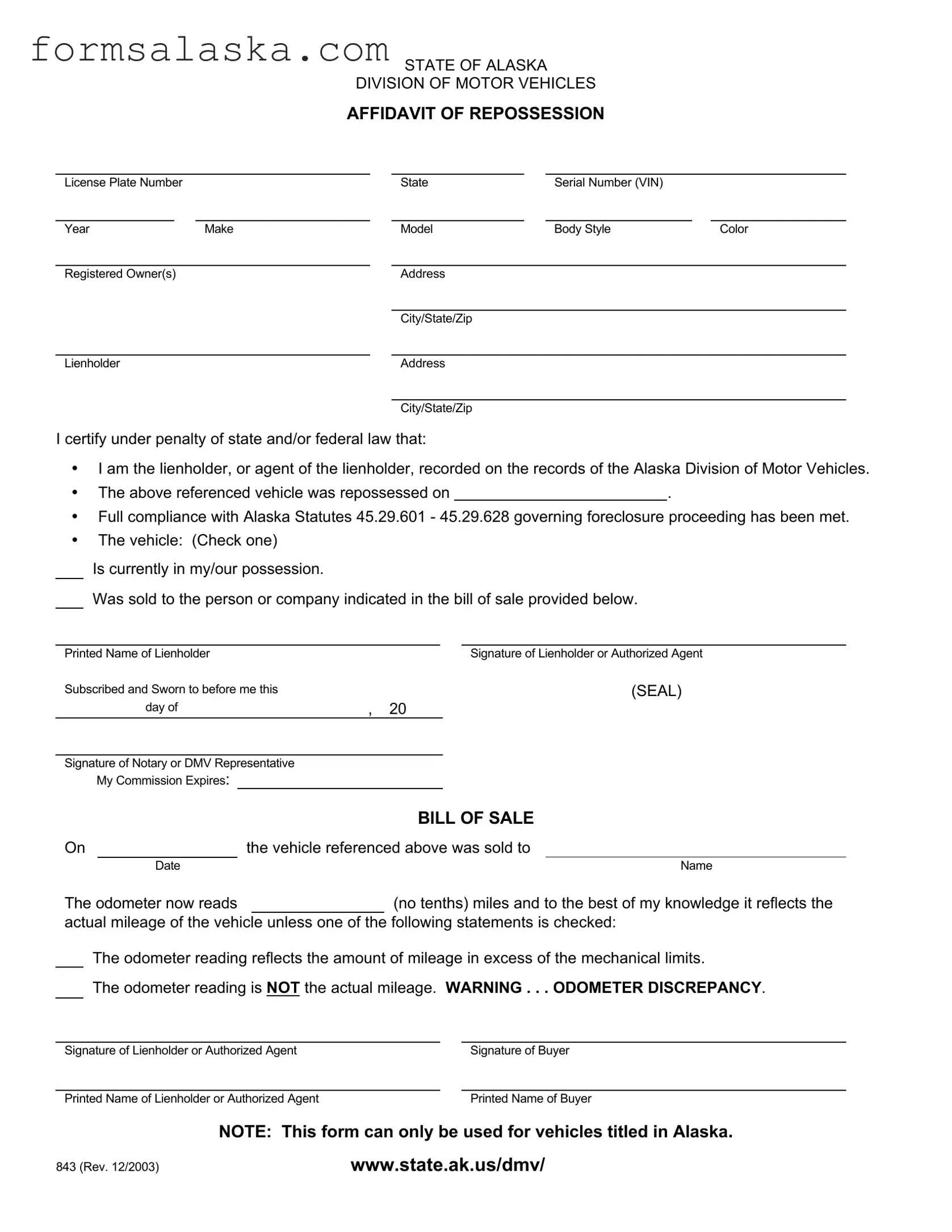 Blank Alaska 843 PDF Template
