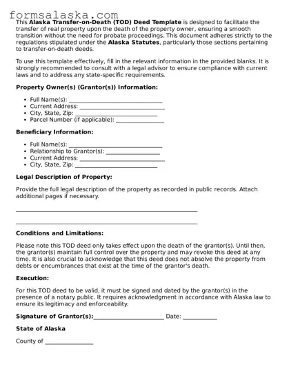 Alaska Transfer-on-Death Deed Document